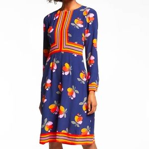 Boden Daisy Dress, Navy Bloom